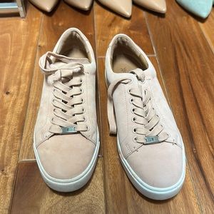 Frye Ivy Pink Suede Sneakers
